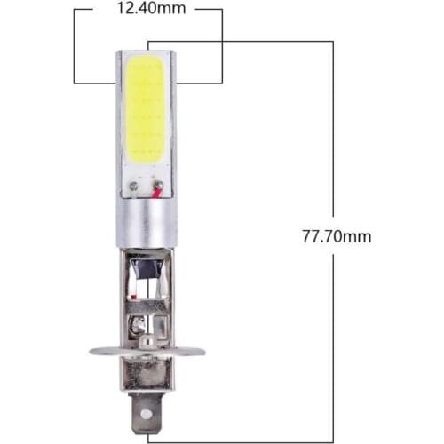DC 12V 100W Headlight LED Xenon Light SMD Lamp Bulb 6000K Aluminum Alloy Shell 2pcs Sale Stock