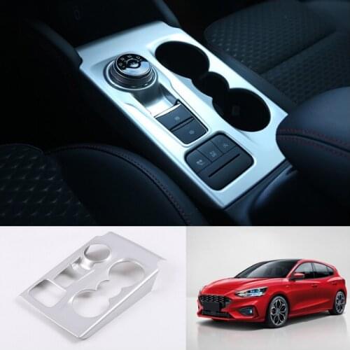For Ford Focus 2019 2020 Gear Shift Box Panel Frame Decoration Cover Trim Car Styling