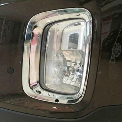 For Kia Sorento 2014-2015 ABS Chrome Auto Head Front Fog Light Lamp Cover Trim 2pcs