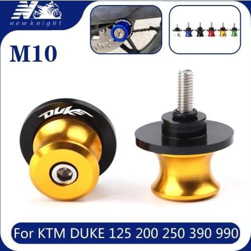 For KTM DUKE 125 200 250 390 990 Duke 790 2019 2020 Motorcycle Accessorie CNC Aluminum M10 Swingarm Spools Slider Stand Screws