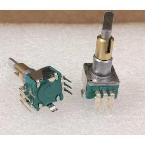 EC11EBB24C03 Dual axis encoder with switch 30 positioning number 15 pulse point handle 25mm