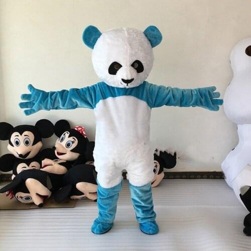 Chinese Giant Panda Mascot Costume Christmas Cosplay Cartoon Mascot Costume Fancy Dress Adult Size