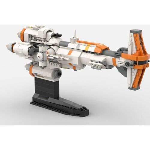 MOC Assault ship Light Cruiser TIE Modified Interceptor Y Wing Starfighter Rebellion Space Wars Building Blocks Toys Kids