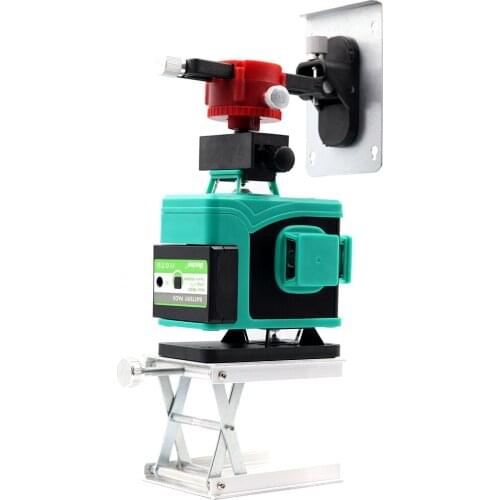 NeW 16 line 4D laser level 360 Vertical And Horizontal Laser Level Self-leveling Cross Line 4D Green Laser Level with outdoor