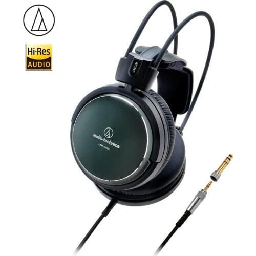 Original Audio-Technica A990Z Art Monitor Headsets HiFi Headphones Closed-Back Dynamic Professional Earphones Deep Bass Sound