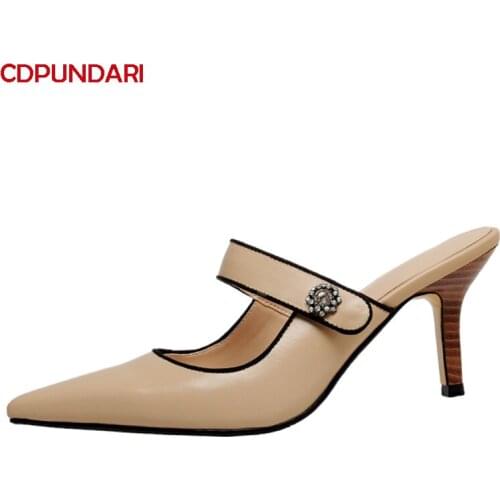 Sexy Genuine Leather High heels Sandals Women Summer Party Shoes Ladies Sandales Femmes été nouveau 2021 Sandalias Mujer