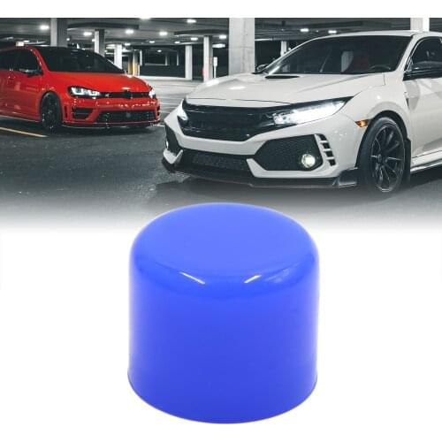 Uxcell 25mm 1" Silicone Blanking Cap Intake Vacuum Hose Tube End Bung Blue