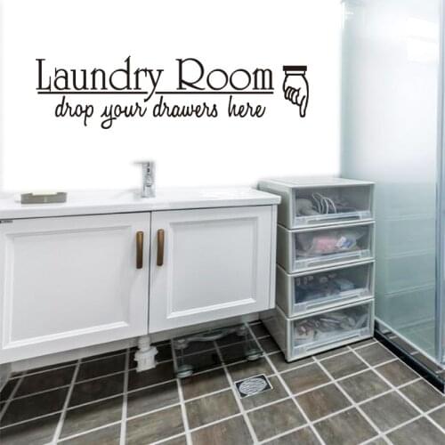 Laundry drawer vinyl wall stickers mural applique art wallpaper modern fashion home decoration house decoration accessoriesDD195