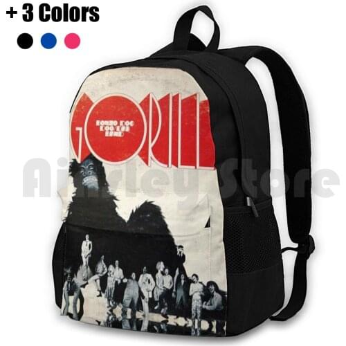 Bonzo Dog Doo Dah Band Gorilla Outdoor Hiking Backpack Waterproof Camping Travel Bonzo Bonzo Dog Bonzo Dog Band