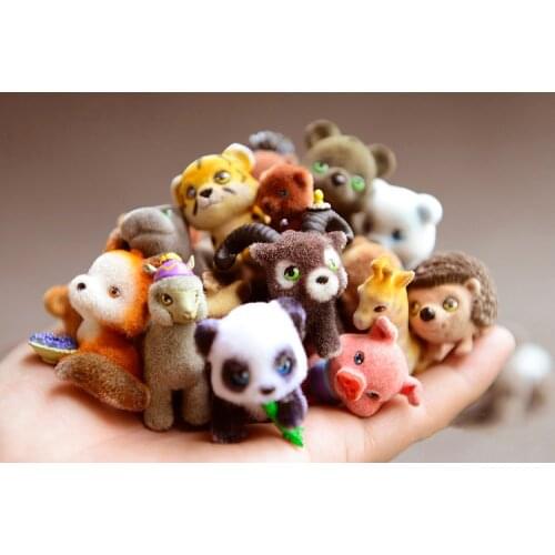 Japan Original bulks 400pcs pets animals in my pocket little jungle Ocean farm animals puppy kitten bunny dolls kids toys