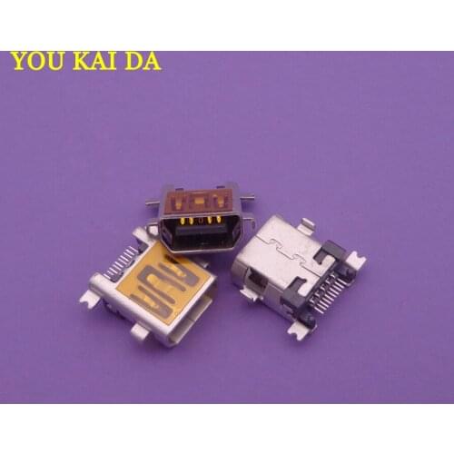 30pcs Mini micro USB socket MINI USB 5P female SMD connector Mini USB Interface 10Pin