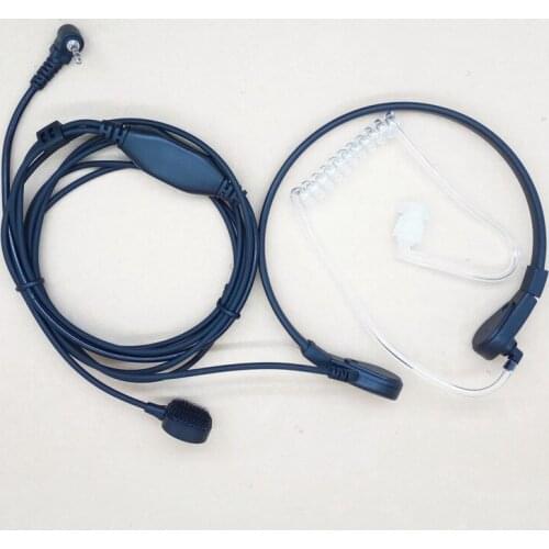 5pcs 2.5mm Headset Throat Microphone Mic Earpiece PTT for Motorola Two Way Radio TLKR T80 T60 T5410 T5428 FR50 T6 Walkie Talkie