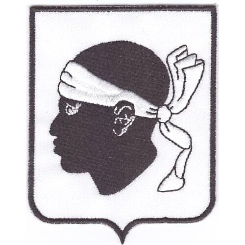 Free Corsica badge Embroidered iron on patch