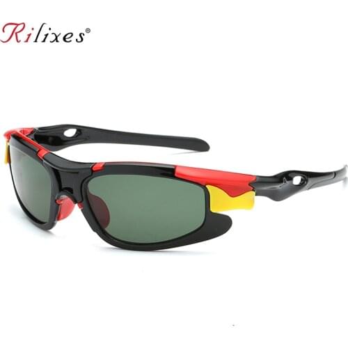 RILIXES Cute Baby Polarized Sunglasses Kids Child Girls Boys Sport Goggles TR90 Polaroid Sun Glasses Shades Infant oculos 2118