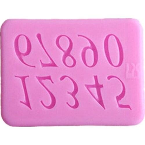 DIY 0-9 Arabic Numerals Fondant Cake Mold Chocolate Mold For The Kitchen Sugarcraft Decoration Tools Gift