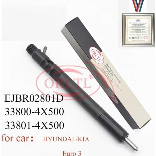 ORLTL Injector nozzle EJBR02801D (33800-4X500) Fuel Injector 2801D (338004X500) For Terracan 4x4 2.9L CRDi SUV (150bhp) KIA