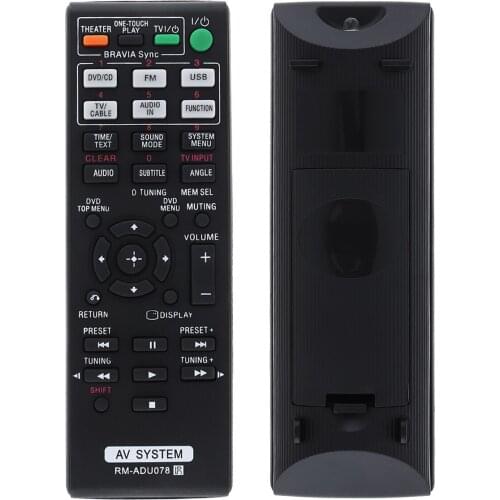 IR 433MHZ AV Remote Control with Long Transmission Distance Fit for Sony RM-ADU078 / HBD-DZ170 / DZ171 / DZ175 / TZ210 / TZ510