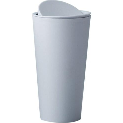 Mini Small Waste Bin Desktop Garbage Trash Can Recycled Tabletop Wastebasket Car Dustbin Home Office Room