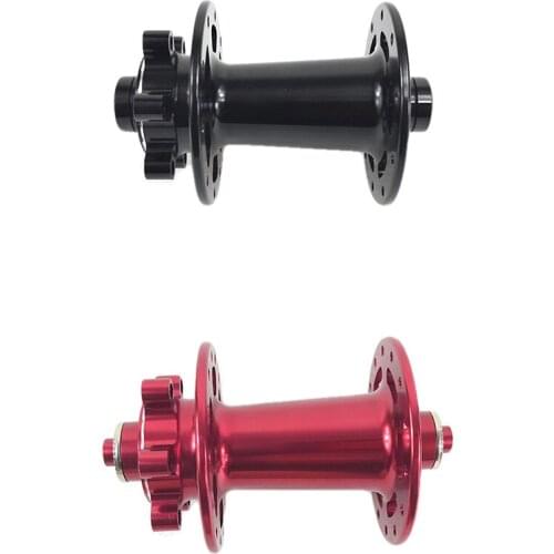 Powerway M81 J-hook Disc Hub Front 20h 24h 28h 32h QR 9mm 12mm 15mm x 100mm Black Red PHB-M81 M71 Mountain Bike hub