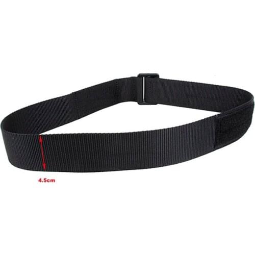 TMC New 4.5CM Width Military Tactical Black Belt Alloy Buckle Adjustable Army CS Outdoor Waistbelt inner belt Free Shipping