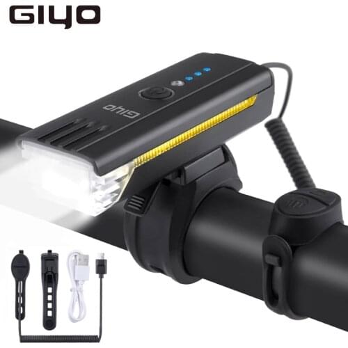 Bicycle Front Light With Horn USB Rechargeable MTB Road Bike Headlight Flashlight Waterproof LED Lamp Lantern Bright 1200mAh