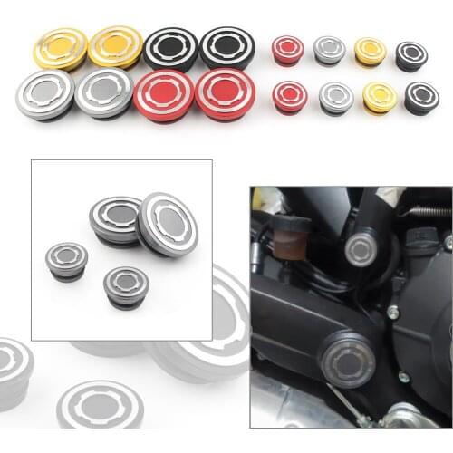 Motorcycle Gear Frame Bar Screw Hole Prevent Dust Cap Plug Cover For Ducati Scrambler 800 400 1100 2013-2020 4Pcs/Set
