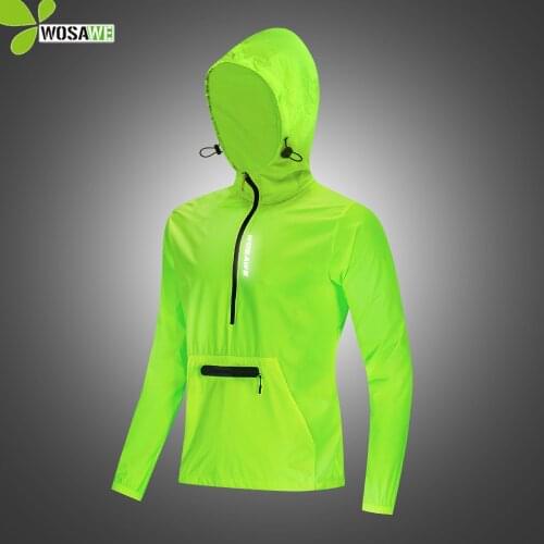 Waterproof Running Jackets Hooded Caps Reflective Rain Repellent Women Mens Gym Sports Sweatshirts Cycling Windbreaker