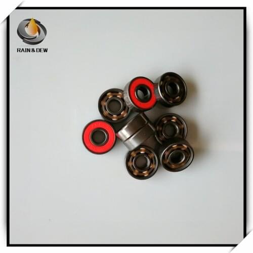 10Pcs 608 2RS Hybrid Ceramic Bearing ABEC-11 8x22x7 mm Skateboard Spinner Ceramic Nitride Pro Series 608 Ceramic Ball Bearings