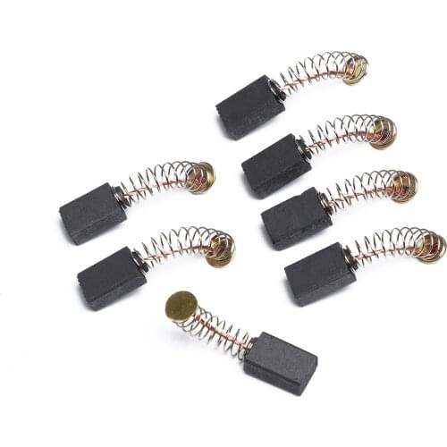 10Pcs Mini Drill Electric Grinder Replacement Carbon Brushes 5x8x13mm Spare Parts For Electric Motors Rotary Hand Tool