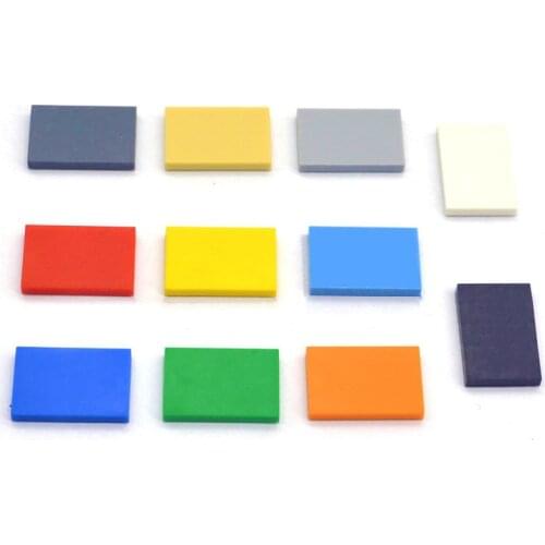 100PCS DIY Building Blocks Thin Figure Bricks Smooth 2x3 11Colors Educational Toys for Children Size Compatible With lego