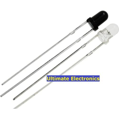 20pairs 3mm Infrared Launch Tube + Infrared Receiver Tube Infrared Tube Pair of tubes F3 Round LED Type