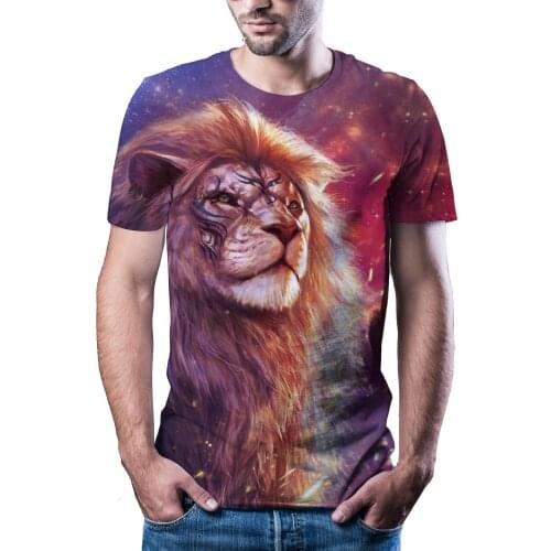 2020 3d Printing T -Shirt Tiger Leisure Sports Top T -Shirt Men /Women Hip Hop Street Style T -Shirt Cool Men 'S Top Xxs -6xl