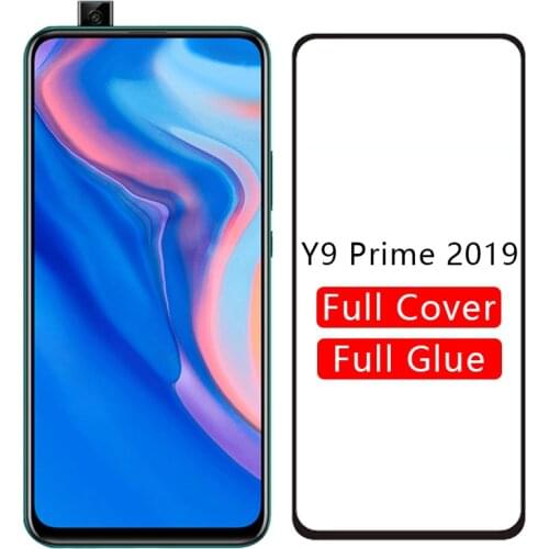 Case for huawei y9 prime 2019 cover tempered glass screen protector on y 9 9y y9prime protective coque bag 6.59 STK L21 L22 LX3