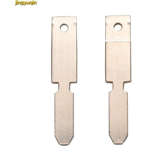 Jingyuqin 10pcs Remote Car Key Blank For Peugeot 107 206 207 306 307 407 For Citroen C1 C2 C3 C4 Saxo Picasso Xsara Uncut Blade