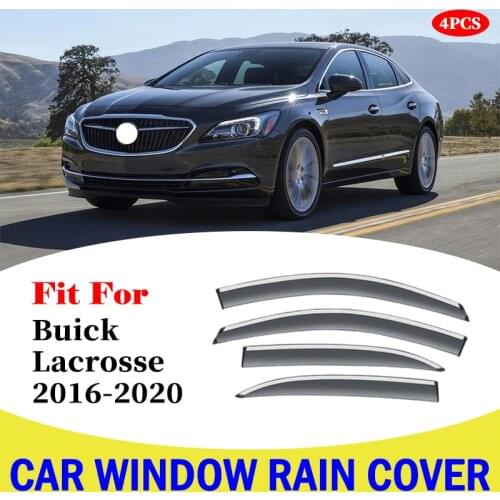 For Buick Lacrosse window visor car rain shield awning trim cover Side Window Door Rain Sun Shield accessories 2016-2020
