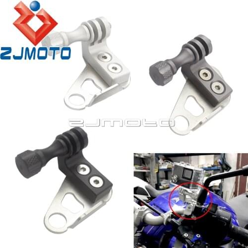 Motorcycle Side Mirror Mount Cam VCR Support Holder For Gopro Camera Fix Bracket For BMW YAMAHA SUZUKI KAWASAKI HONDA