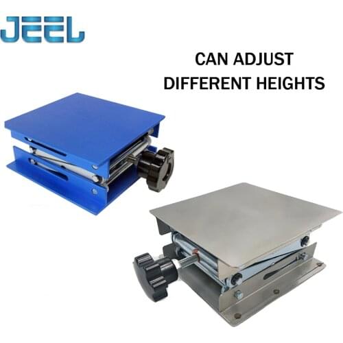 CNC Laser Engraving Machine LY 100*100 Mini Aluminum Alloy Lifting Platform Focus Adjustable For Desktop Max Adjust Height 110mm
