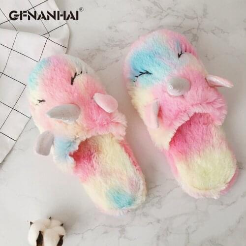 Ice cream Rainbow Unicorn Open-toed Pocket Coin bag Colorful Plush Toy soft animal stuffed Kawaii gifts for children