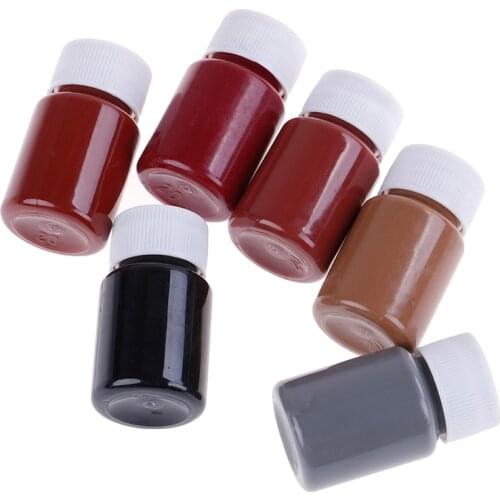 20ML Colors Leather Paint Set DIY Leather Edge Paint Edge Oil Dye Highlights Professional Watercolor Paint Liquid Art Supplies
