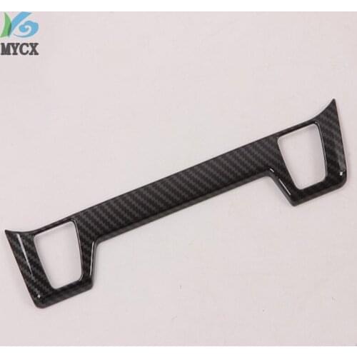 Seat Heating Switch Control Cover Trim ABS Carbon Style For Toyota RAV4 2019 2020 Car Styling Accessories 2 Styles 1pcs/set