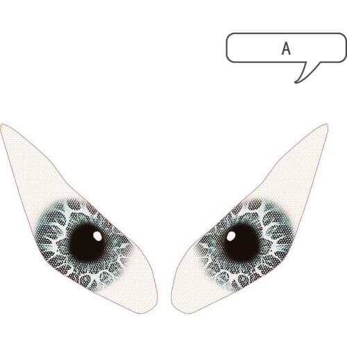 For Kawasaki Ninja 250 300 Headlight Sticker Headlight Film Horizon Headlight Decorative Film