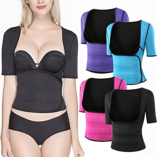Neoprene Tummy Control Yoga Vest Waist Trainer Tops Abdominal Belt Body Shaper Slimming Corrective Sweat Fat Burning Belt Vest
