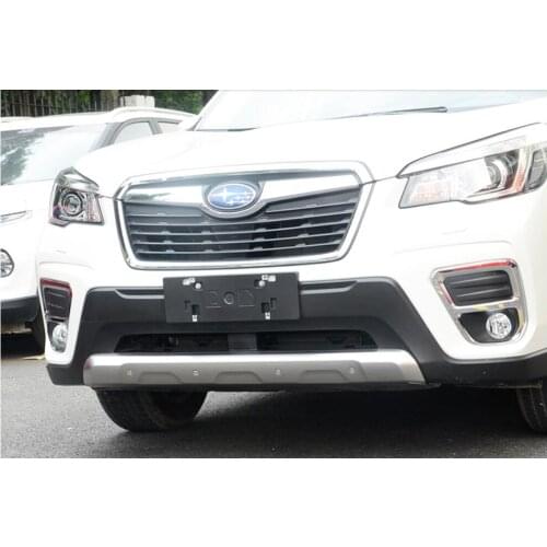 Stainless steel Front + Rear Bumper Protector Guard Skid Plate Fit For Subaru Forester 2019