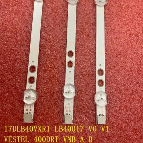 3 PCS LED backlight strip for Bush LED40287FHDCNTD DLED40287FHD LED40287FHDCNTDFV LB40017 V0 V1_05-38S VESTEL 400DRT VNB A