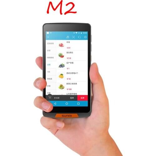 Mobile Handheld POS Terminal Android 7.0 PDA QR barcode Scanner WiFi Bluetooth 4G Portable Order PDA for restaurant