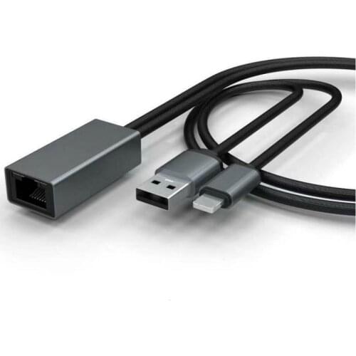 RJ45 Ethernet LAN Wired Network Adapter Network Cable Overseas Travel Compact For iPhone X/iPad Series