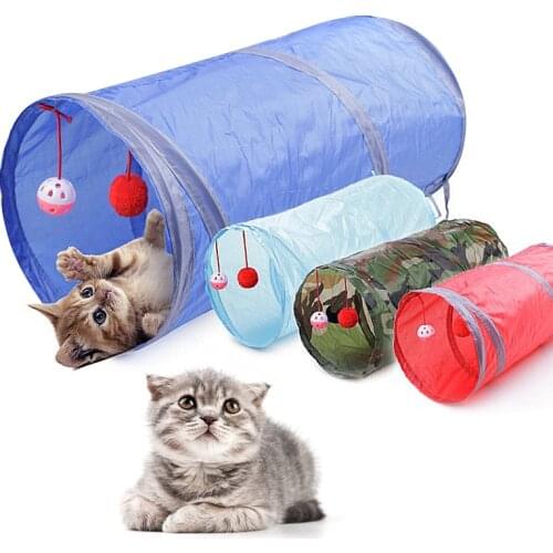 Pet Tunnel Cat Play Tunnel Foldable Cat Tunnel Kitten Toy Bulk Toys Rabbit Tunnel Cat Cave Dog Toy Home Kitchen Cocina Garden