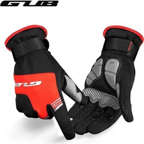 GUB S089 Full Finger Cycling Gloves Touch-Screen Bicycle Gloves Winter Warm Windproof Waterproof Anti-slip MTB Bike Gloves