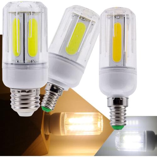 High Power E14 COB Corn Bulb 6W 9W E27 LED Lamps B22 E12 E26 Lights cob Lampada Led 110V 220V No Flicker 85-265V Lighting White