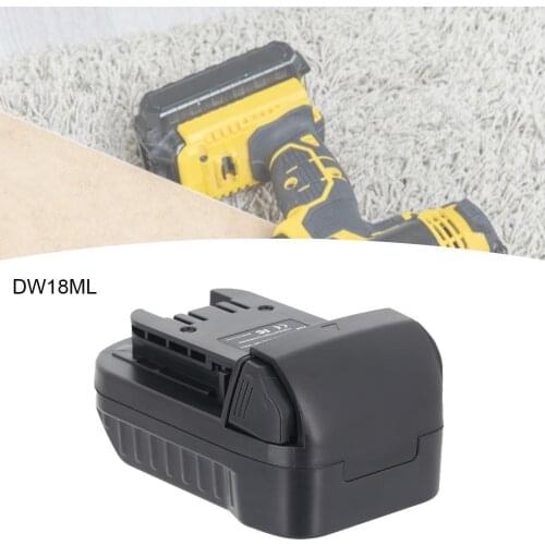 High-quality 20V to 18V Battery Converting Adaptor Fireproof ABS Battery Convert Connector Easy to Carry